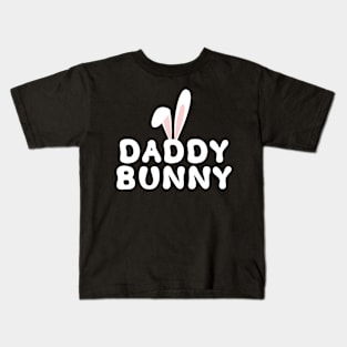Daddy Bunny Ears Easter Family Matching Dad Fathers Day Papa Kids T-Shirt